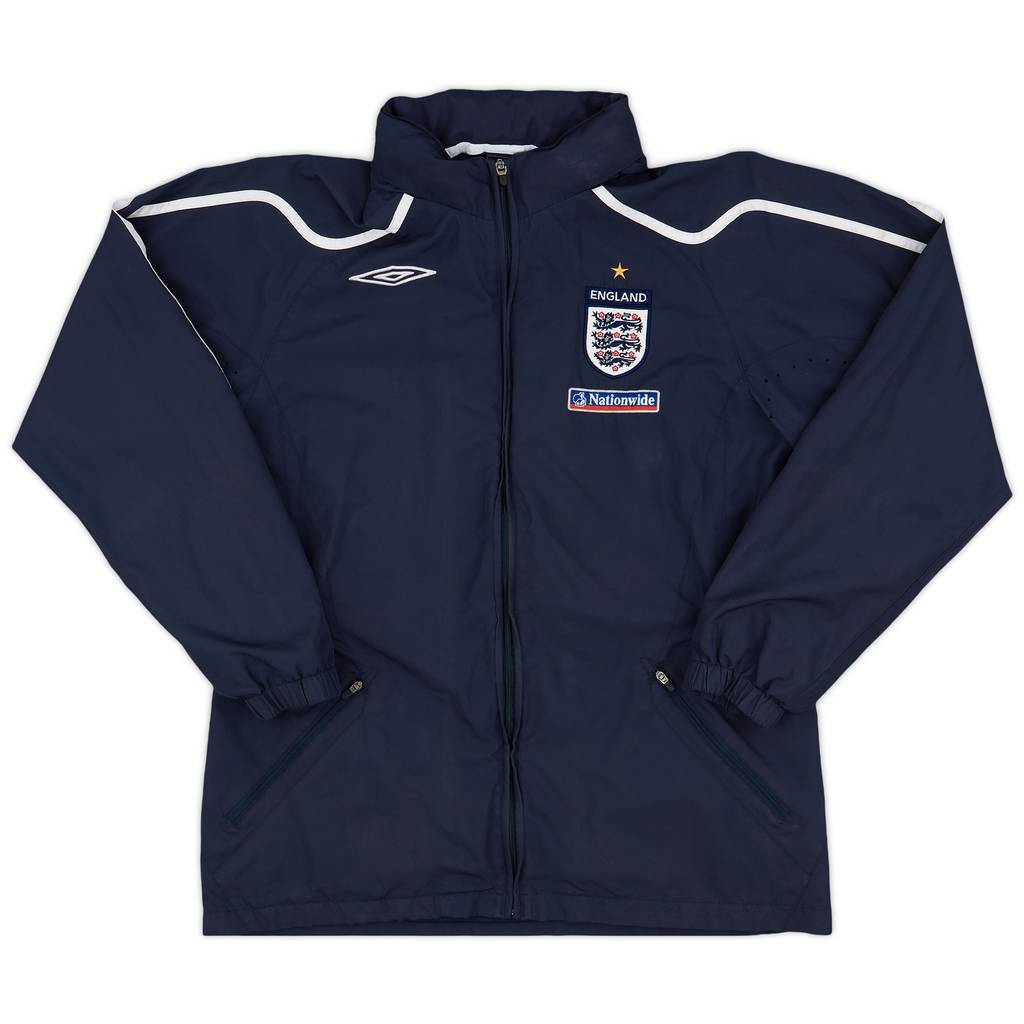 2007-09 England Umbro Hooded Rain Jacket - 8/10 - (M)