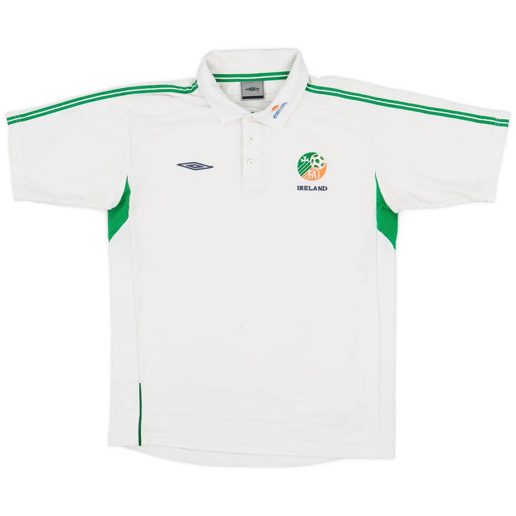 2002-03 Ireland Umbro Polo Shirt - 6/10 - (M)