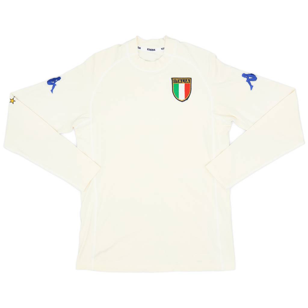 2000-01 Italy Away L/S Shirt - 8/10 - (M)