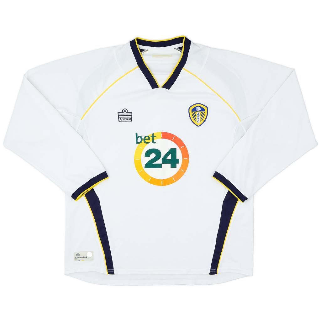 2006-07 Leeds United Home L/S Shirt - 6/10 - (XL)