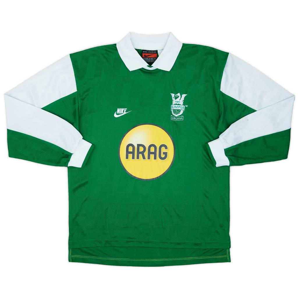 1996-97 Nike Template L/S Shirt (Olimpija Ljubljana) - 9/10 - (L)