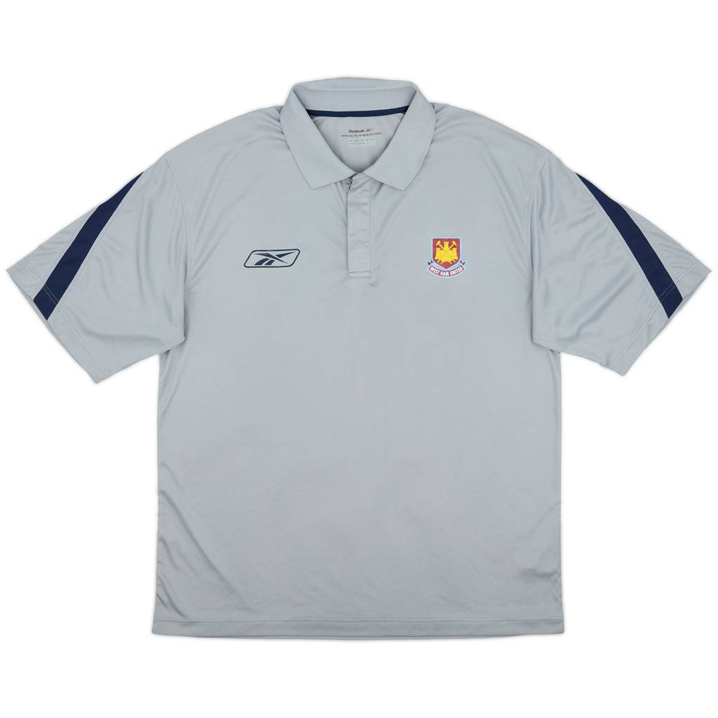 2003-04 West Ham Reebok Polo Shirt - 9/10 - (L)