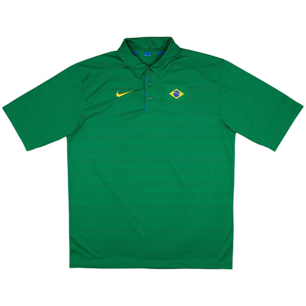 2010-11 Brazil Nike Polo Shirt - 9/10 - (XL)