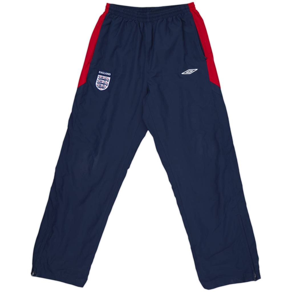 2007-09 England Umbro Track Pants/Bottoms - 8/10 - (M)