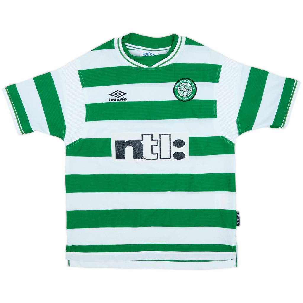 1999-01 Celtic Home Shirt - 5/10 - (Y)