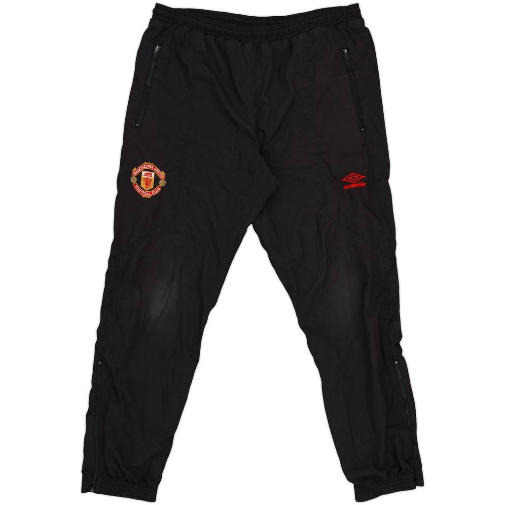 1992-94 Manchester United Umbro Track Pants/Bottoms - 5/10 - (M)