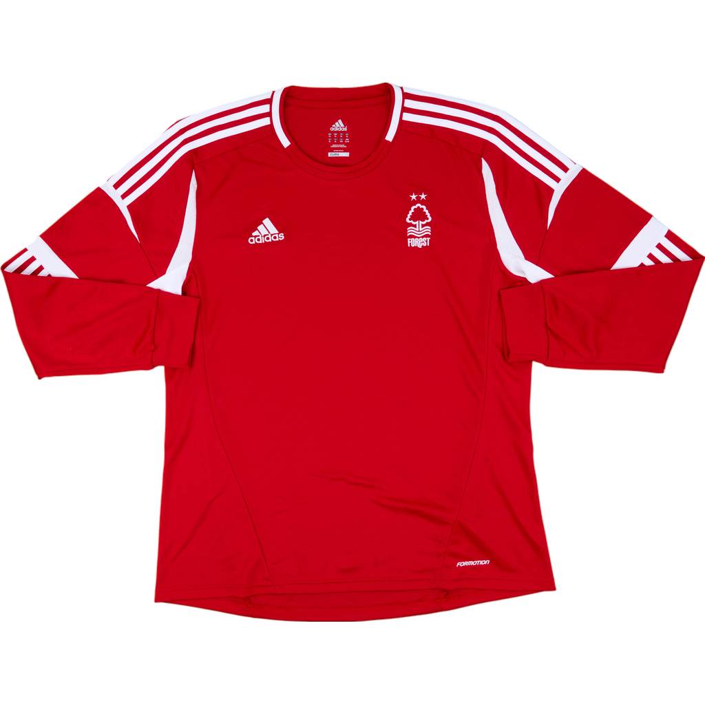 2013-14 Nottingham Forest Home L/S Shirt - 10/10 - (XL)
