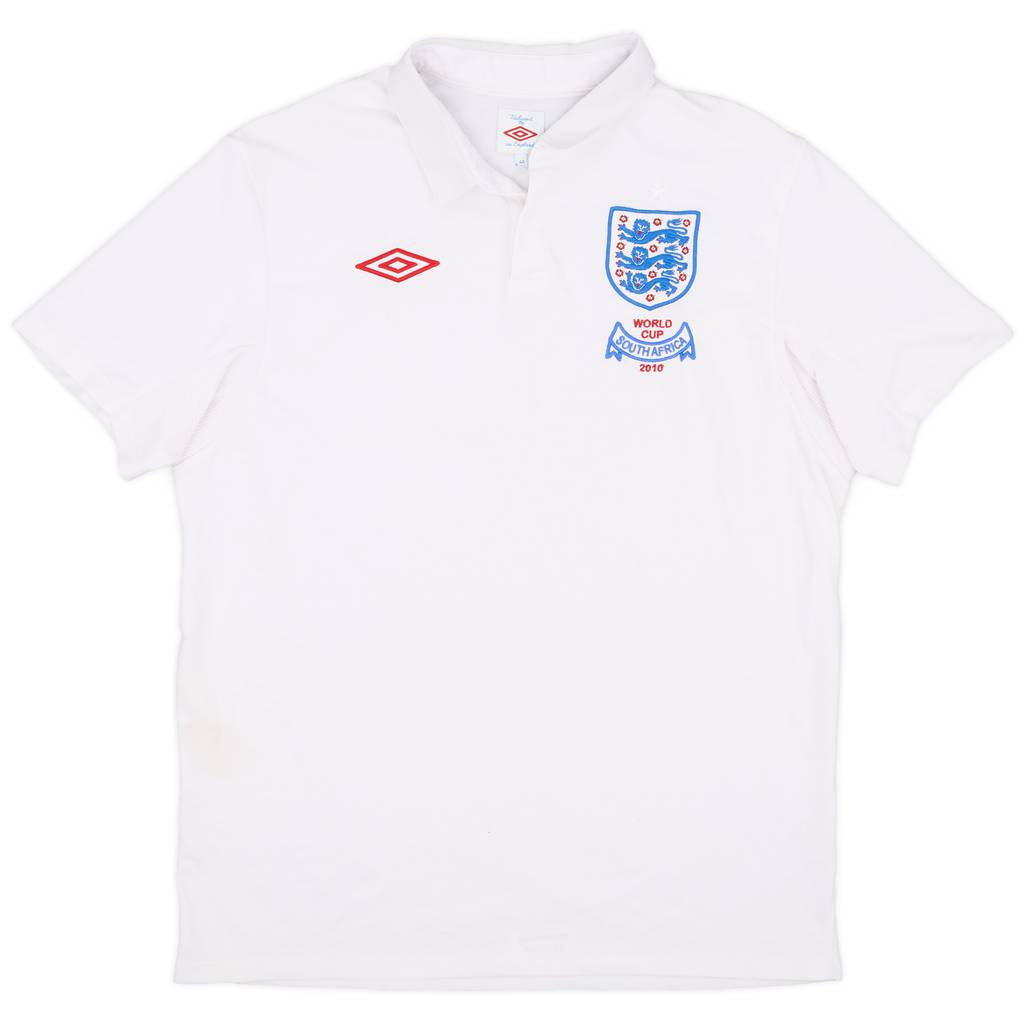 2009-10 England 'South Africa' Home Shirt - 7/10 - (L)
