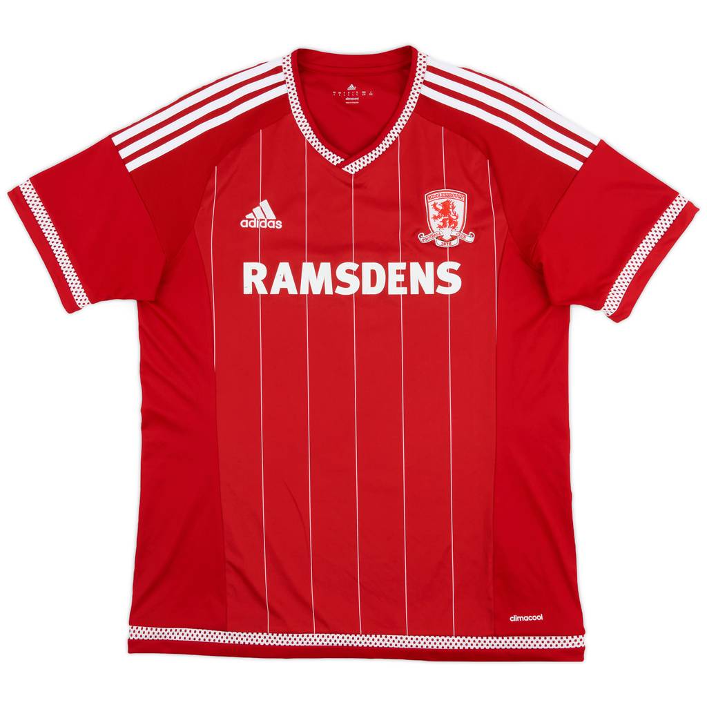 2015-16 Middlesbrough Home Shirt - 6/10 - (L)