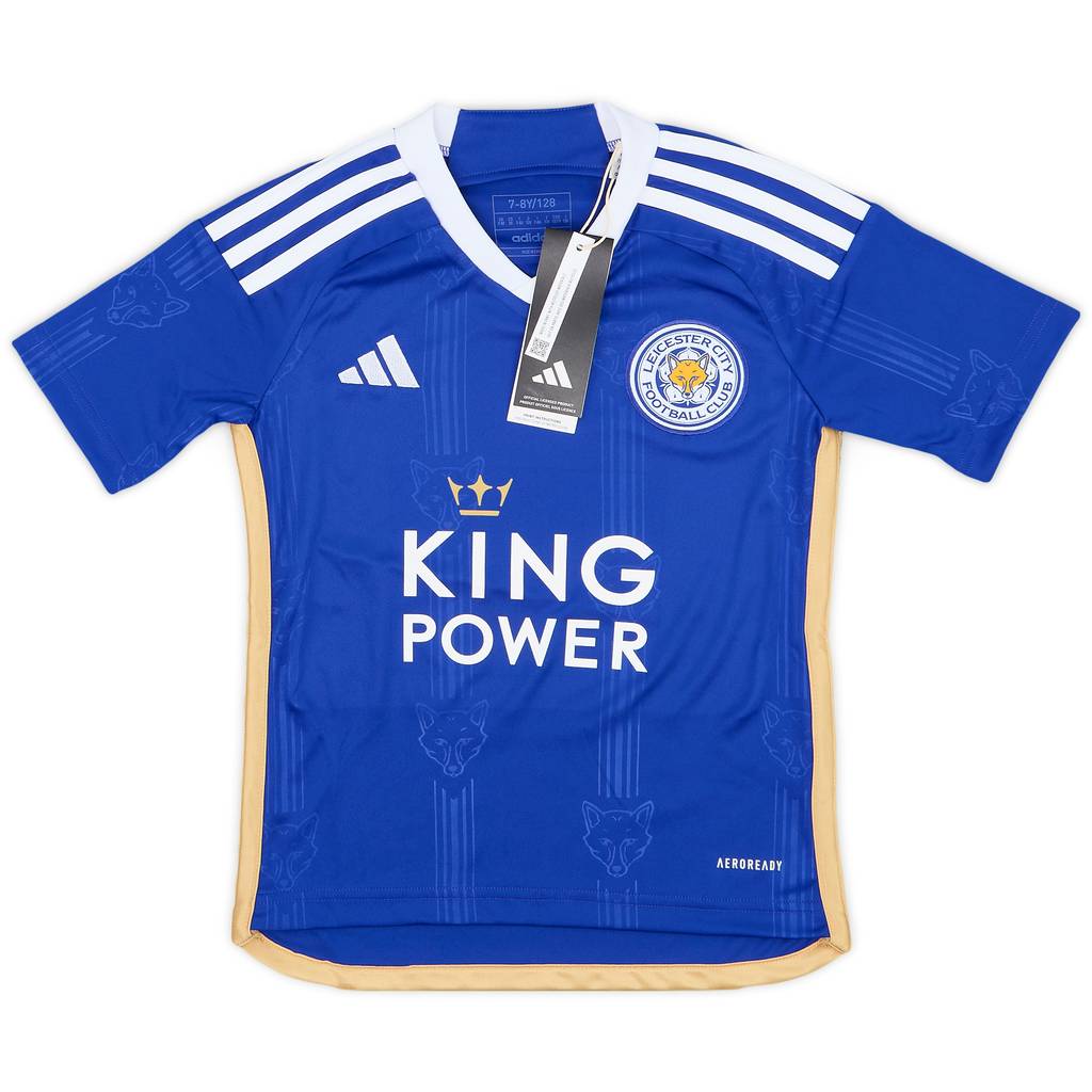 2023-24 Leicester Home Shirt (7-8 Years)