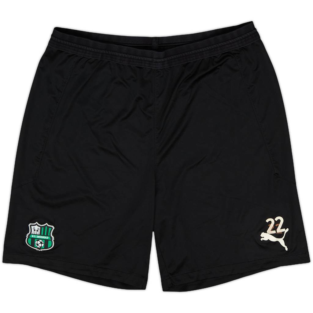 2018-19 Sassuolo Player Issue Training Shorts #22 - 6/10 - (L)