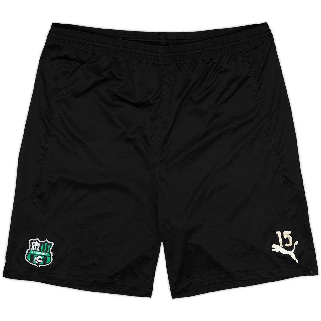 2018-19 Sassuolo Player Issue Training Shorts #15 - 6/10 - (XL)