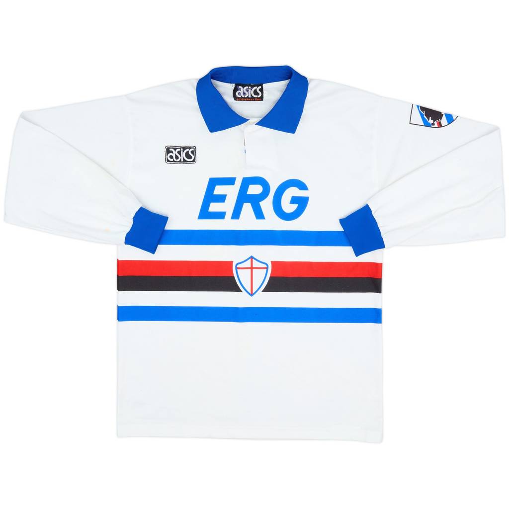 1992-94 Sampdoria Away L/S Shirt - 8/10 - (S)