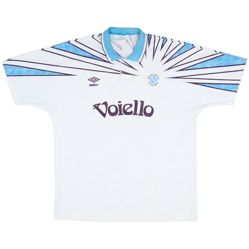 1991-93 Napoli Away Shirt - 6/10 - (XL)