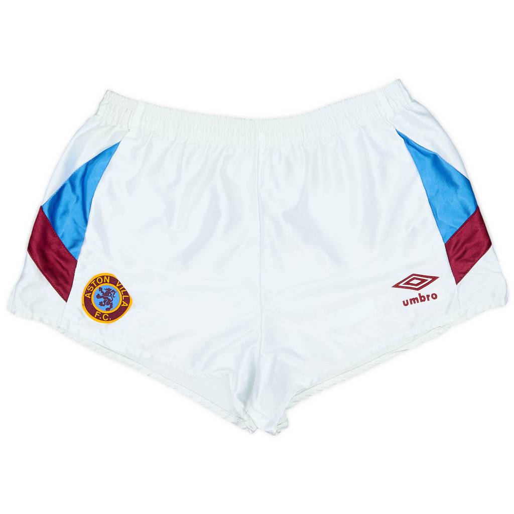 1990-92 Aston Villa Home Shorts - 8/10 - (L)
