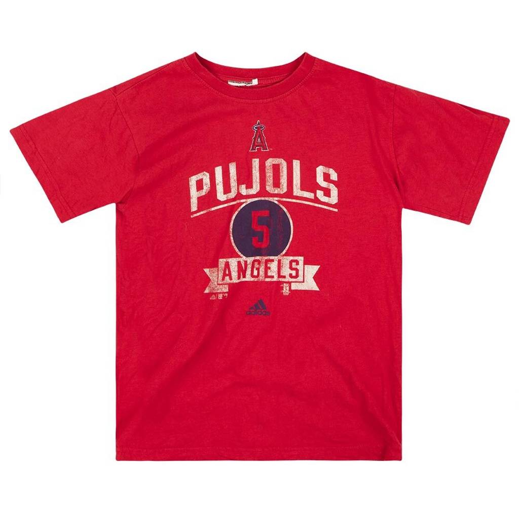 2010s LA Angels Pujols adidas Graphic Tee Y