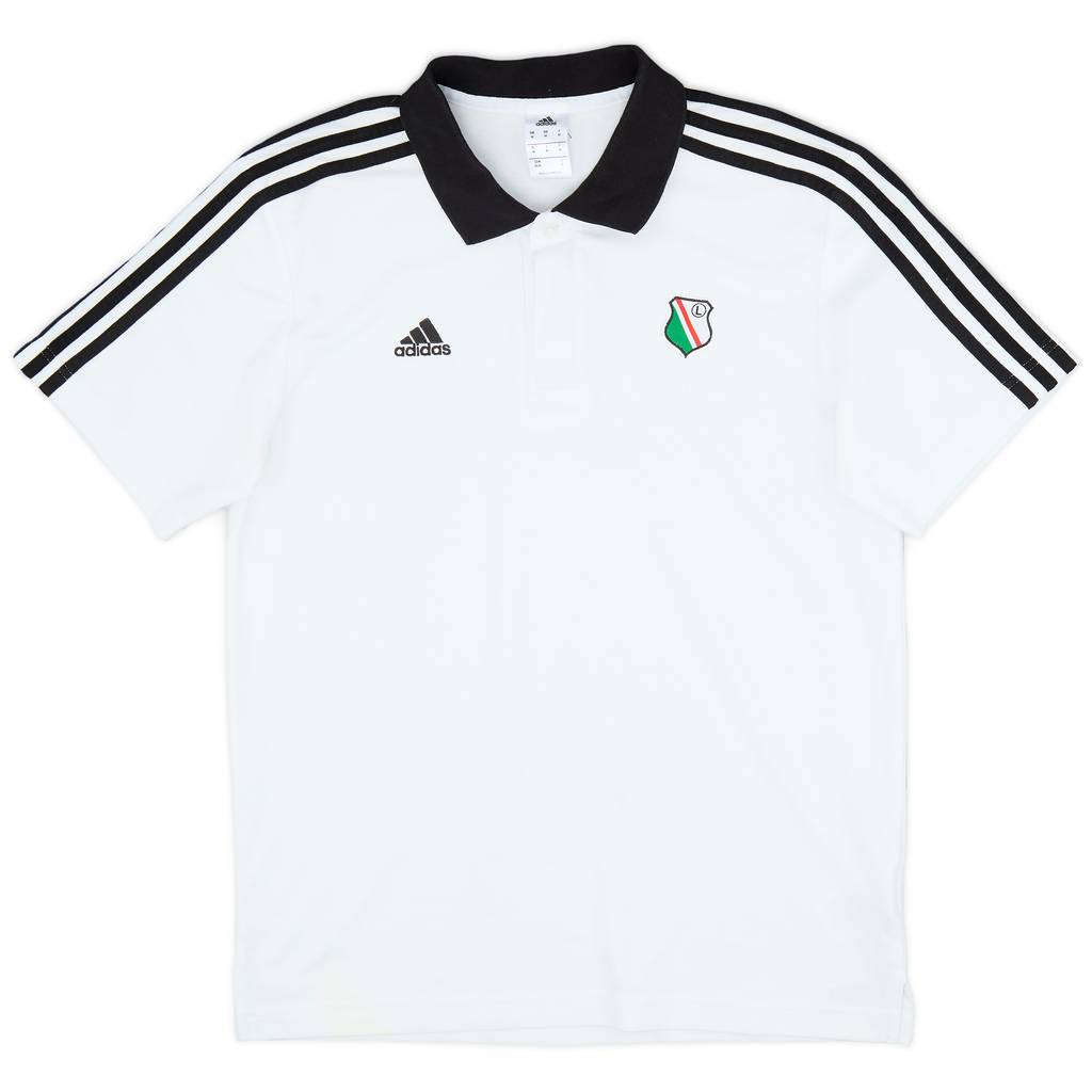 2013-14 Legia Warsaw adidas Polo Shirt - 8/10 - (M)
