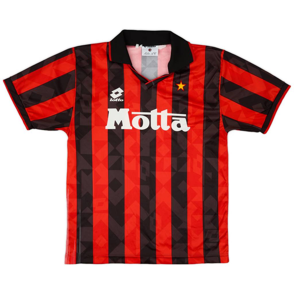 1995-96 AC Milan Home Shirt - 8/10 - (M)