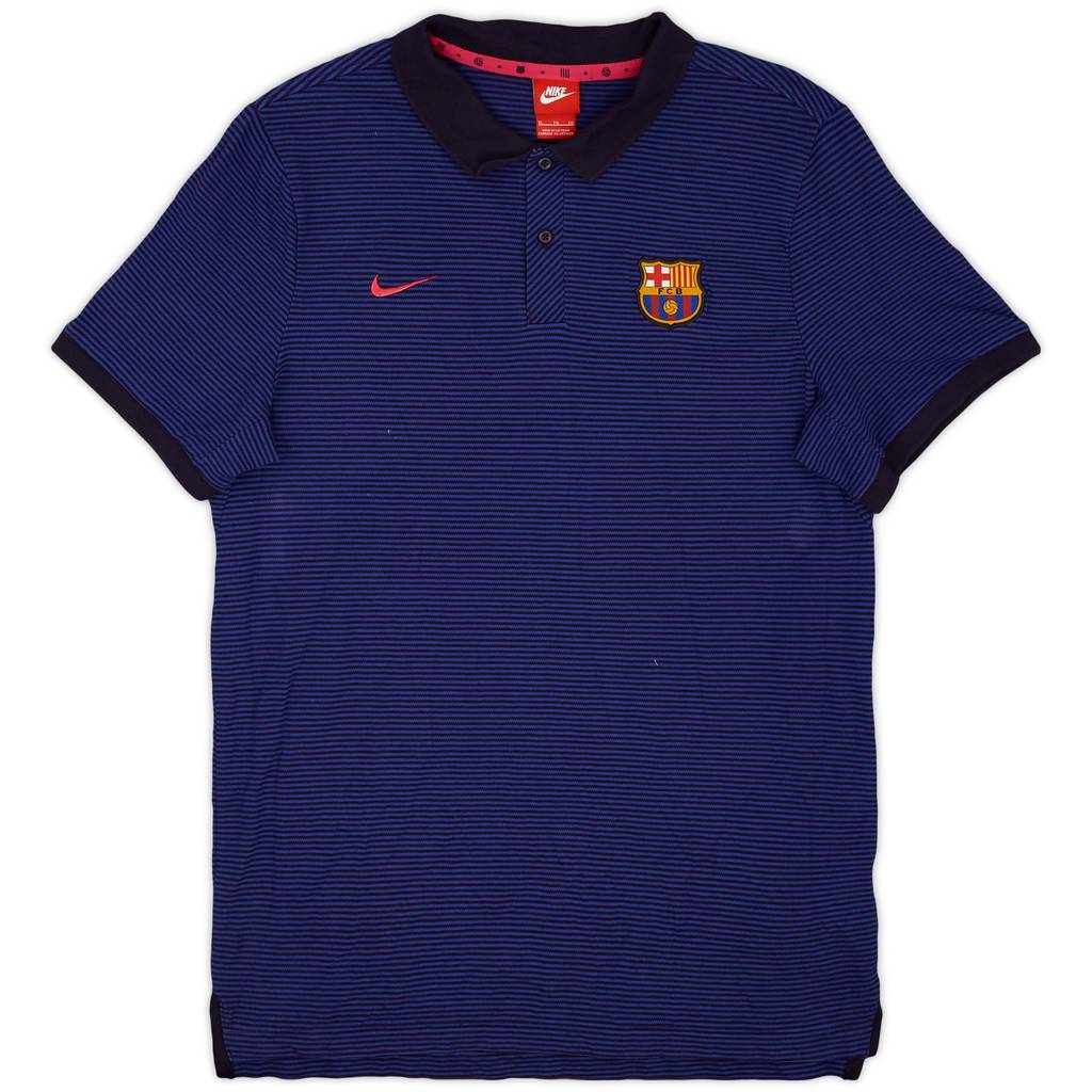 2016-17 Barcelona Nike Polo Shirt - 9/10 - (XL)