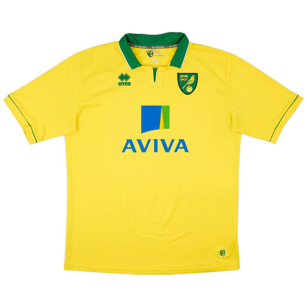 2012-13 Norwich Home Shirt - 8/10 - (4XL)