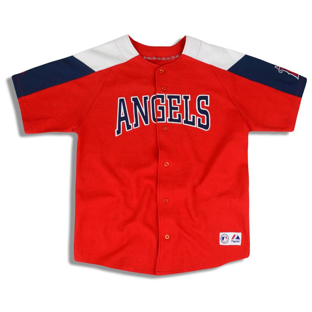 2000s LA Angels Majestic Jersey (Alternate) M