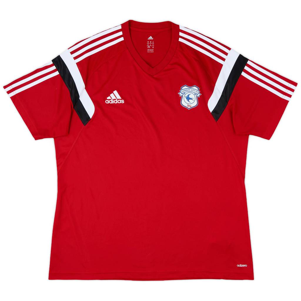 2015-16 Cardiff adidas Training Shirt - 9/10 - (XL)