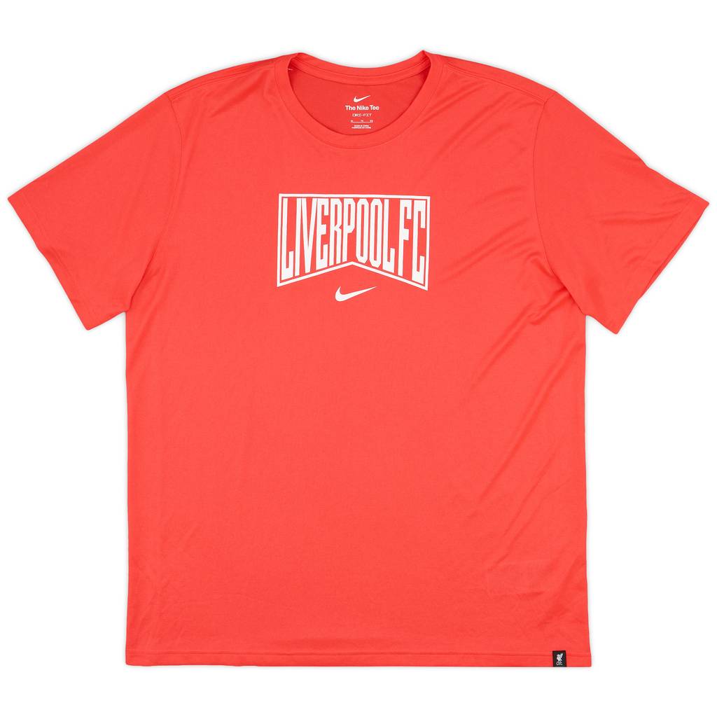 2022-23 Liverpool Nike Cotton Tee - 9/10 - (XL)