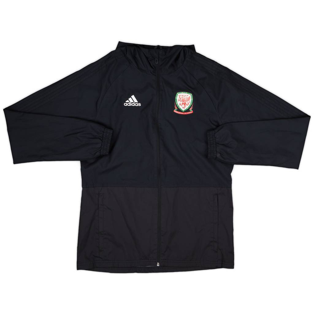 2018-19 Wales adidas Hooded Rain Jacket - 8/10 - (S)