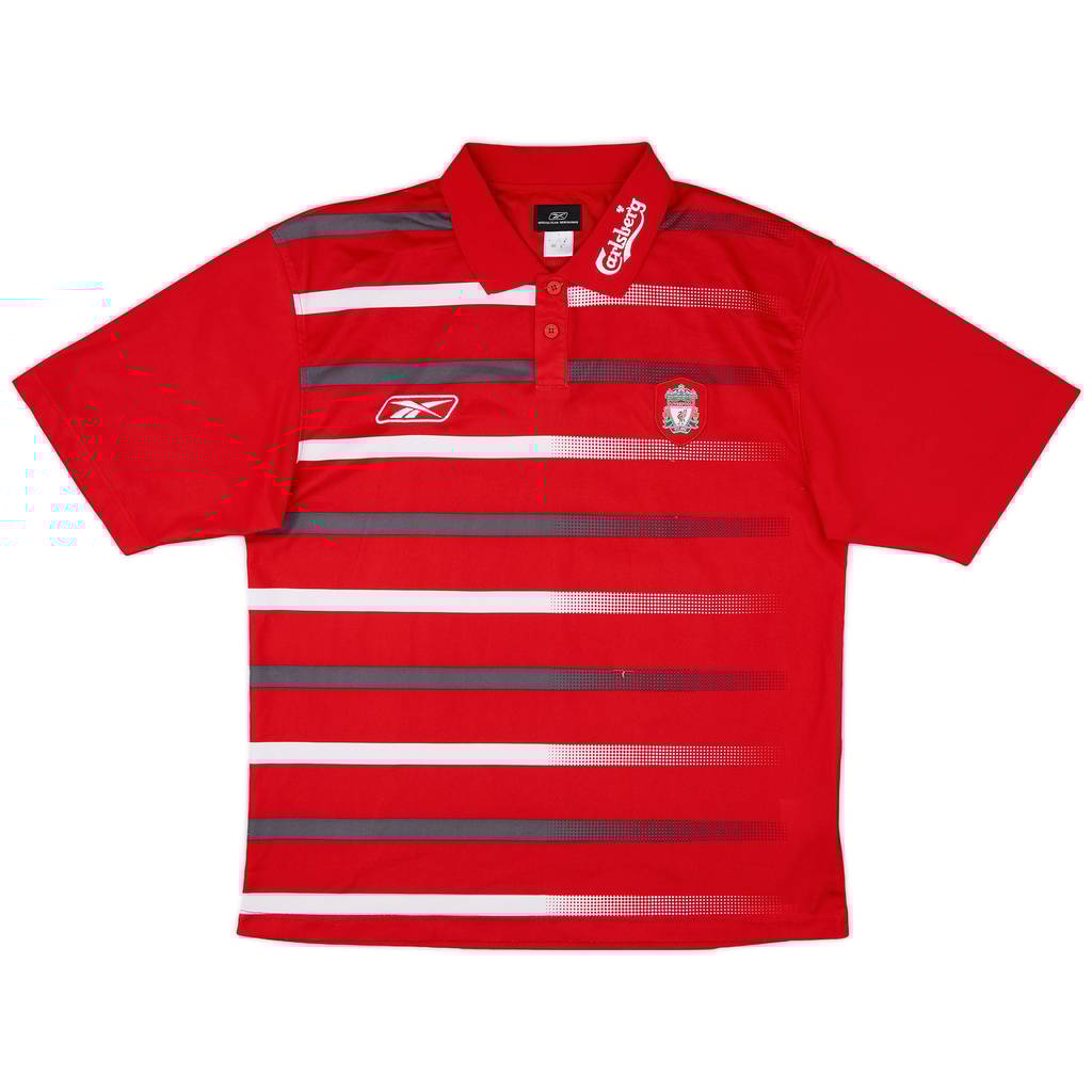 2003-04 Liverpool Reebok Polo Shirt - 8/10 - (L)