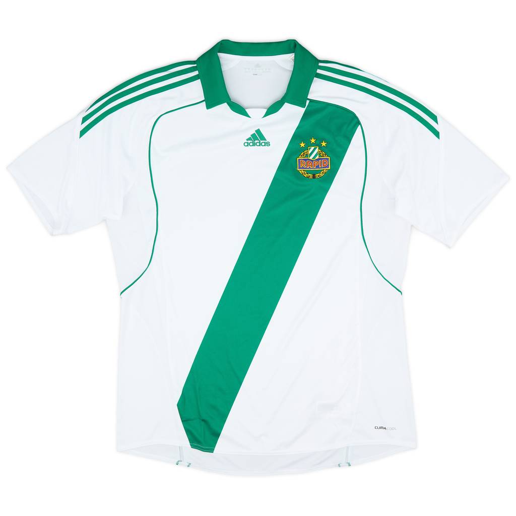 2010-11 Rapid Vienna Home Shirt - 9/10 - (XL)