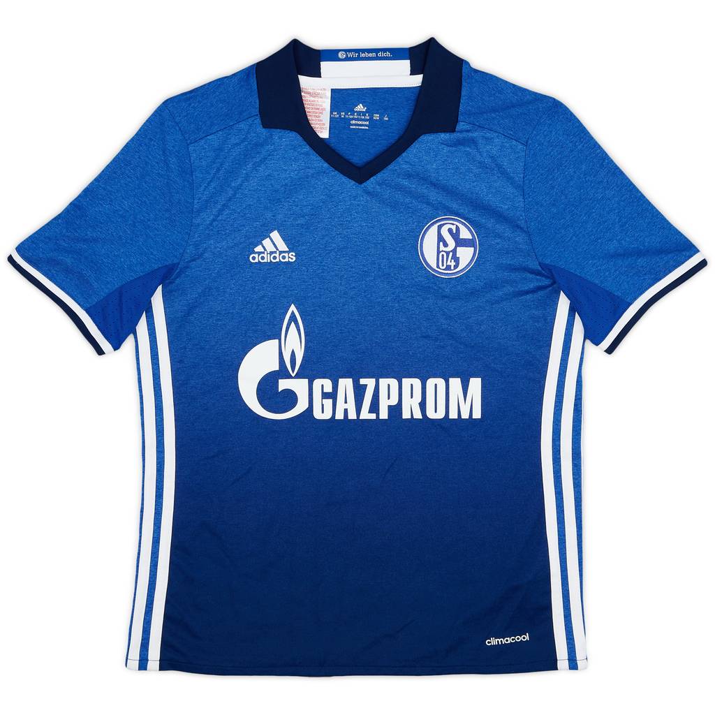 2016-18 Schalke Home Shirt - 9/10 - (M.Boys)