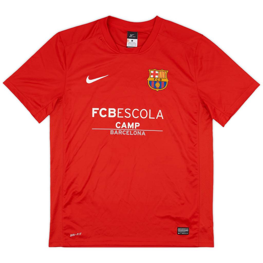 2014-15 Barcelona Nike 'FCBEscola Camp' Training Shirt - 9/10 - (L)