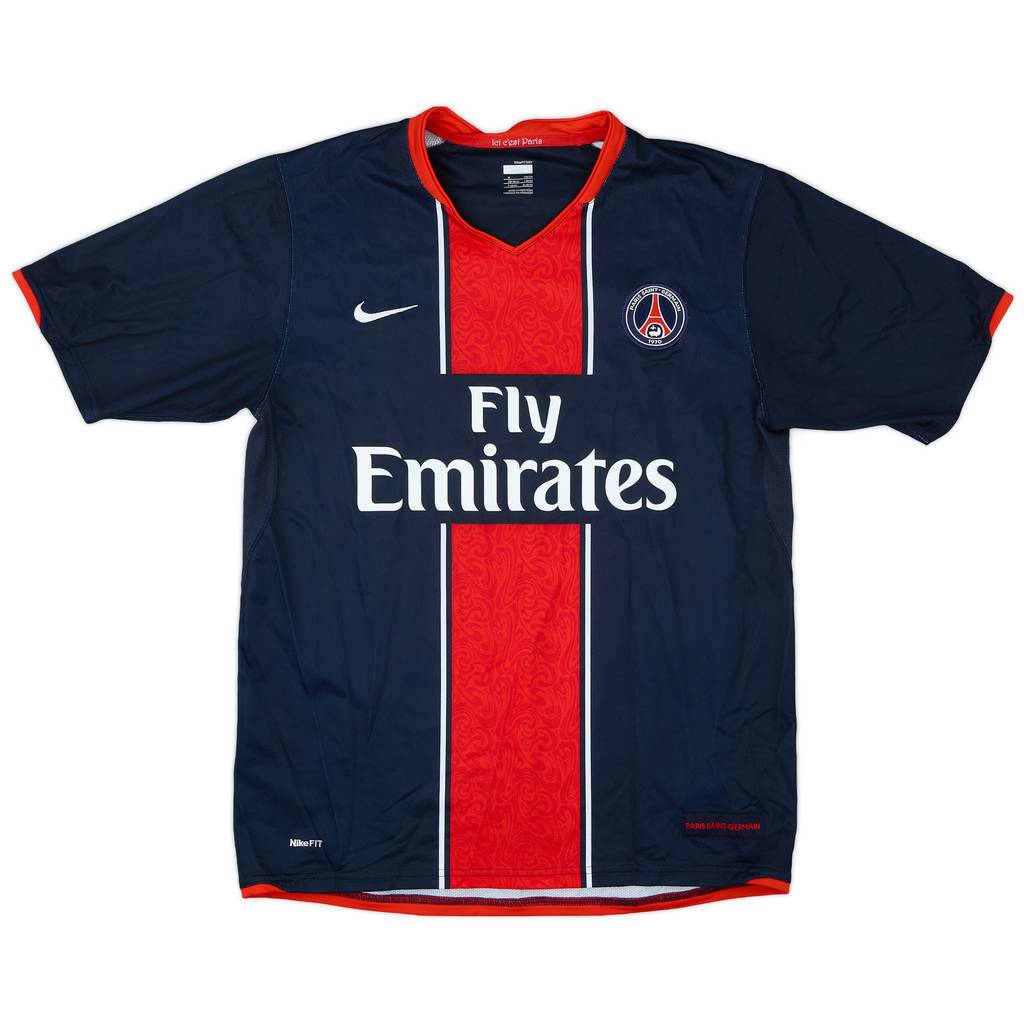 2007-08 Paris Saint-Germain Home Shirt - 8/10 - (M)