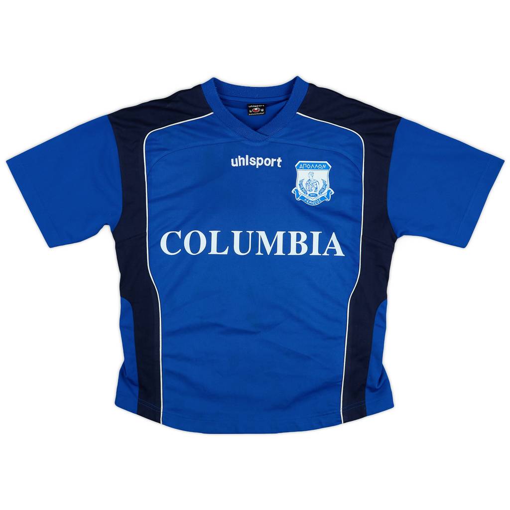 2003-04 Apollon Limassol Uhlsport Training Shirt - 9/10 - (XL.Boys)