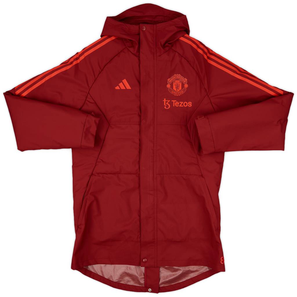 2023-24 Manchester United Player Issue Hooded Rain Jacket #86 - 10/10 - (S)