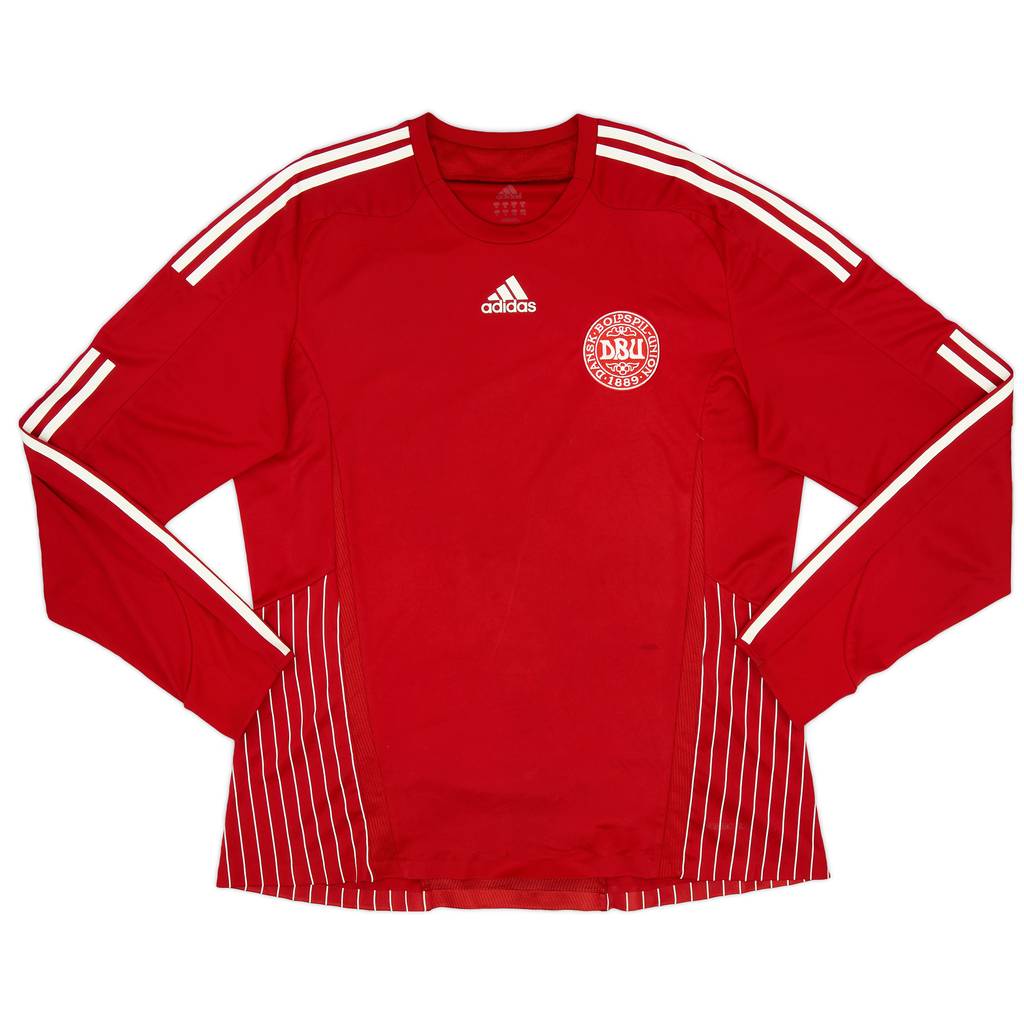 2007-10 Denmark Authentic Home L/S Shirt - 9/10 - (XL)