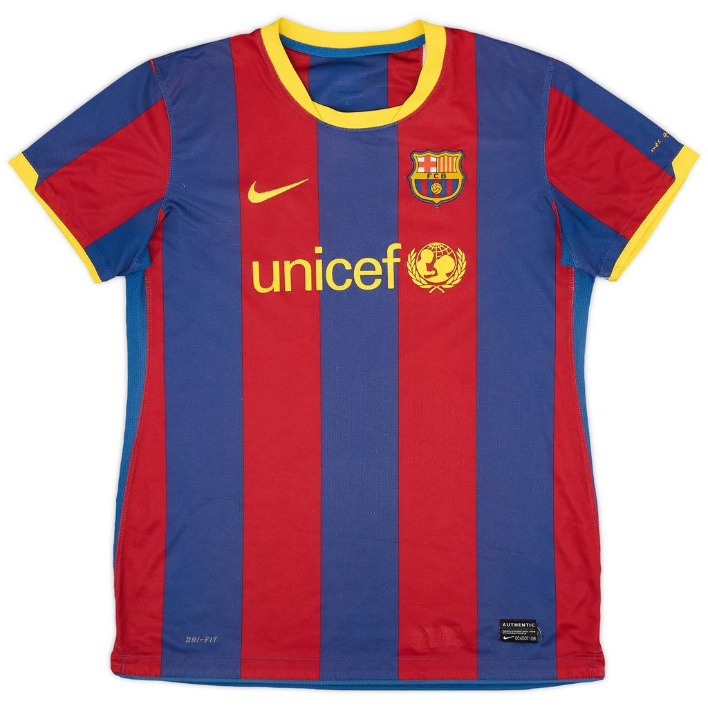 2010-11 Barcelona Home Shirt - 6/10 - (XL.Boys)