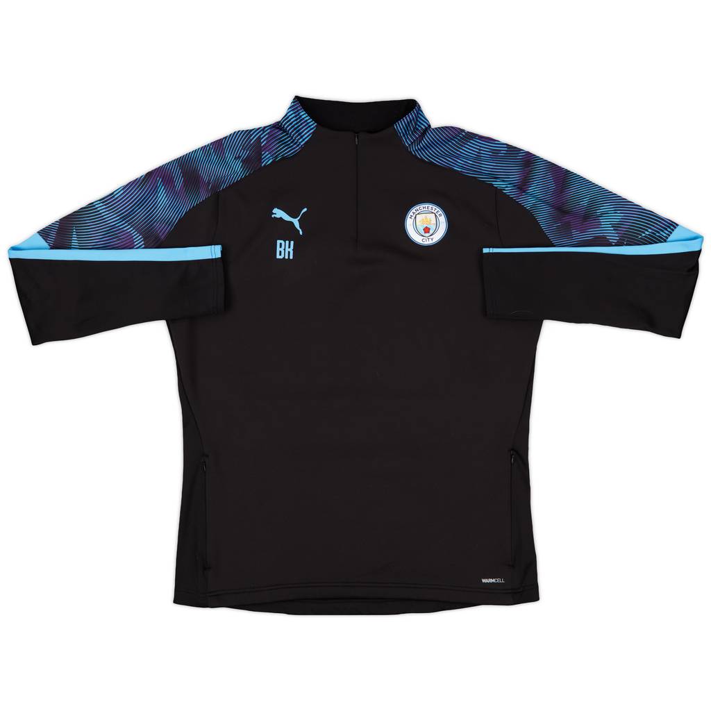 2018-19 Manchester City Nike 1/4 Zip Training Top BK - 9/10 - (XL)