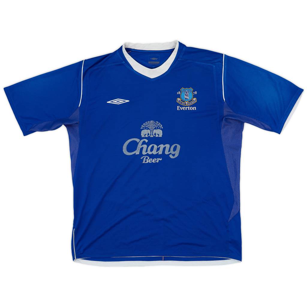 2004-05 Everton Home Shirt - 4/10 - (XXL)