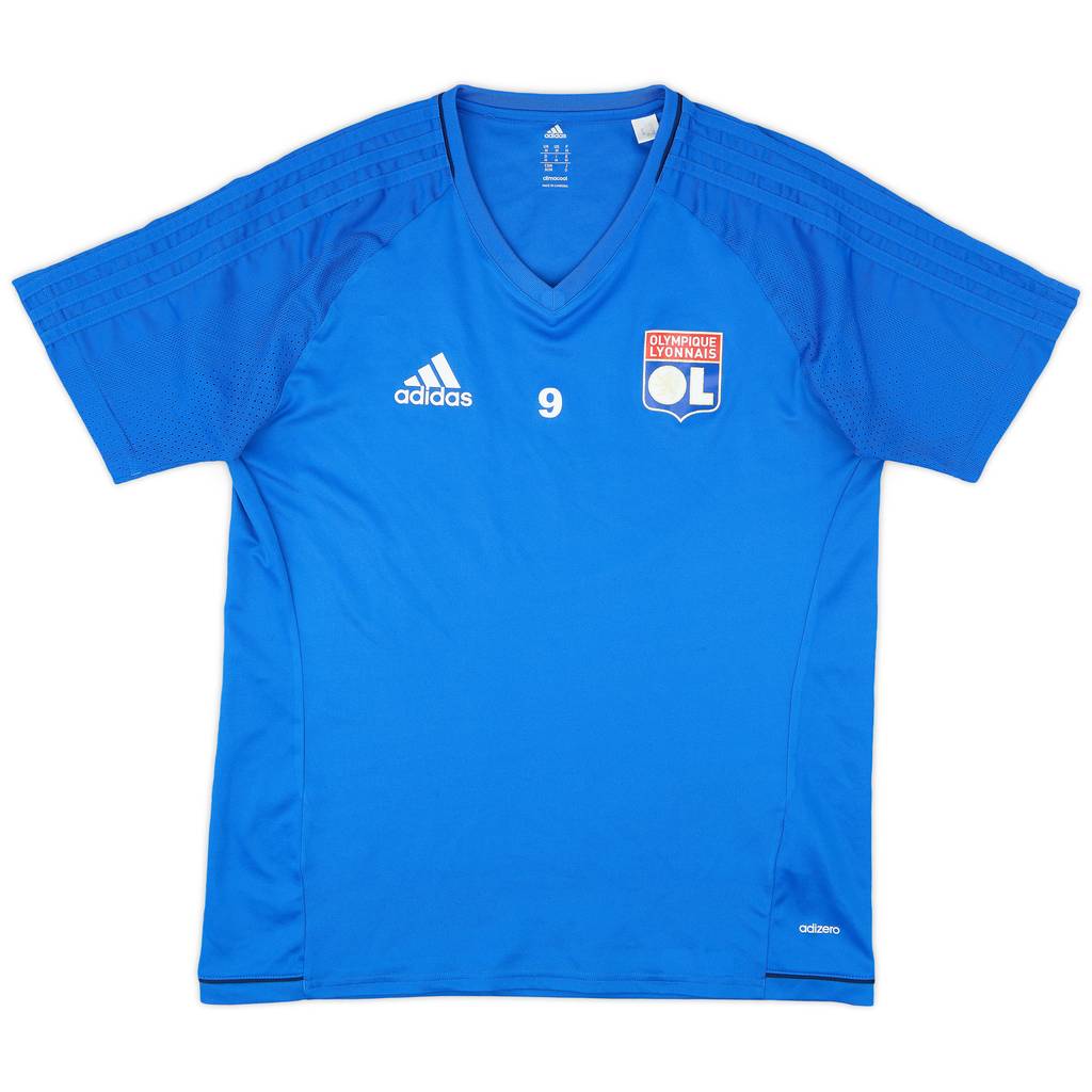 2016-17 Lyon adidas Player Issue Training Shirt #9 - 6/10 - (M)