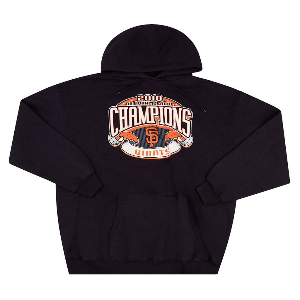 2010 San Francisco Giants NL Champions MLB Hooded Sweat Top XL