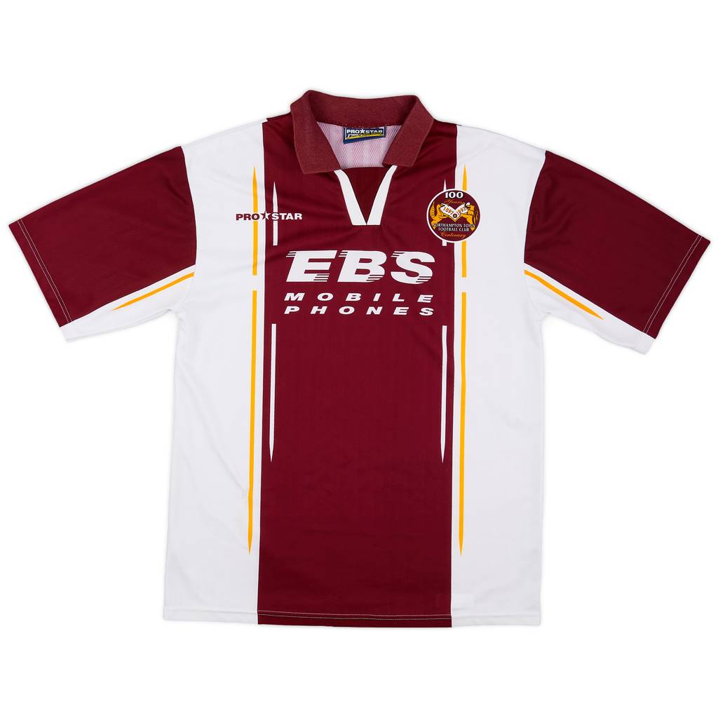 1997-98 Northampton Centenary Home Shirt - 9/10 - (M)