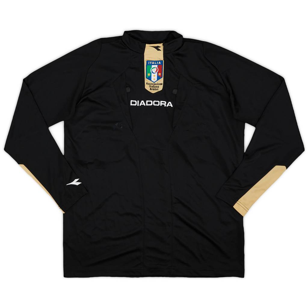 2007-09 Italy Diadora Referee L/S Shirt - 7/10 - (S)