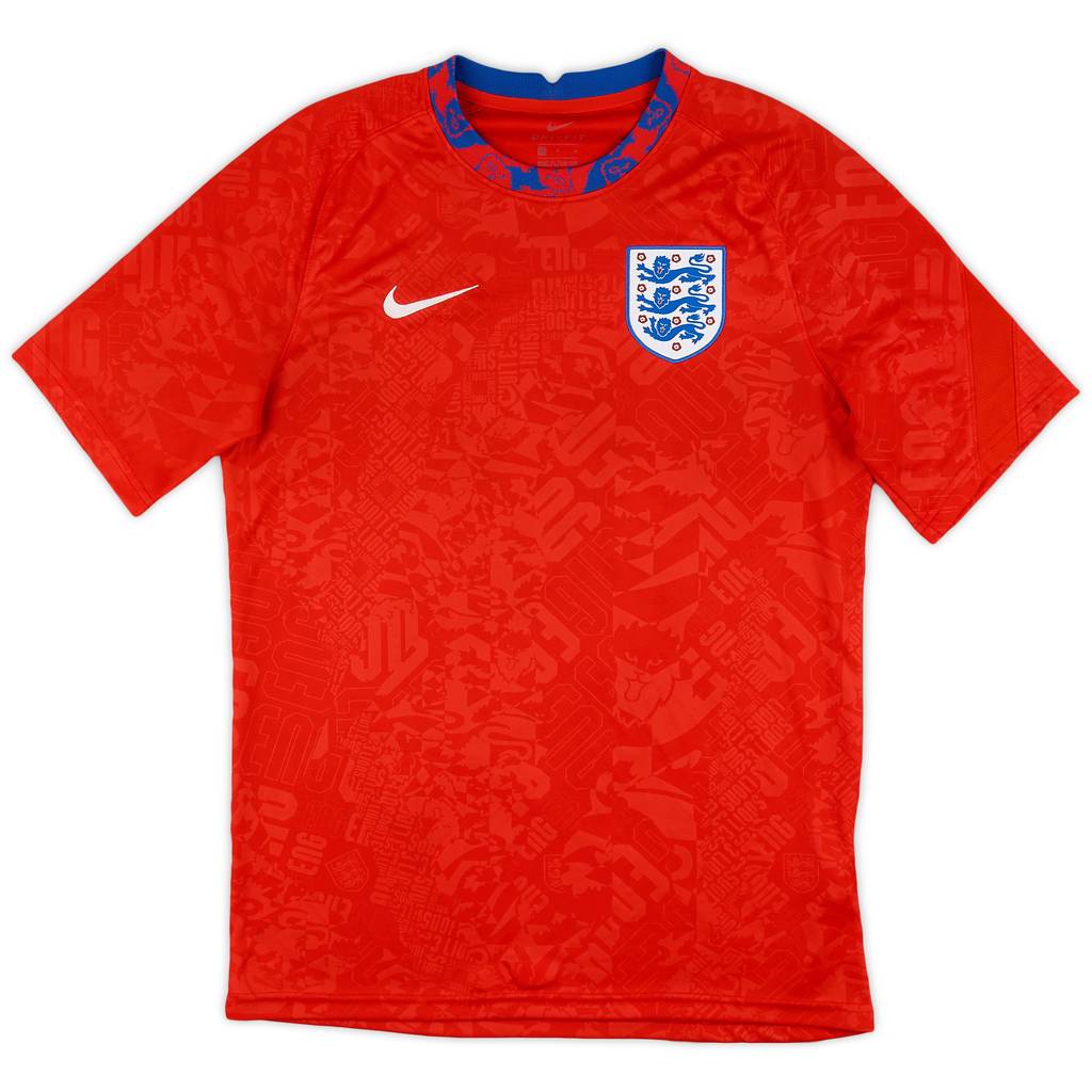 2020-21 England Nike Training Shirt - 8/10 - (M)