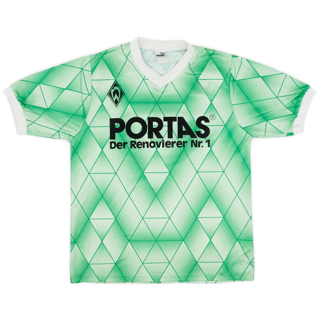 1989-90 Werder Bremen Away Shirt - 6/10 - (XL)