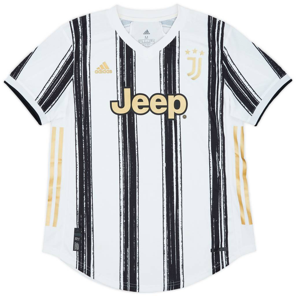 2020-21 Juventus Authentic Home Shirt - 8/10 - (M)