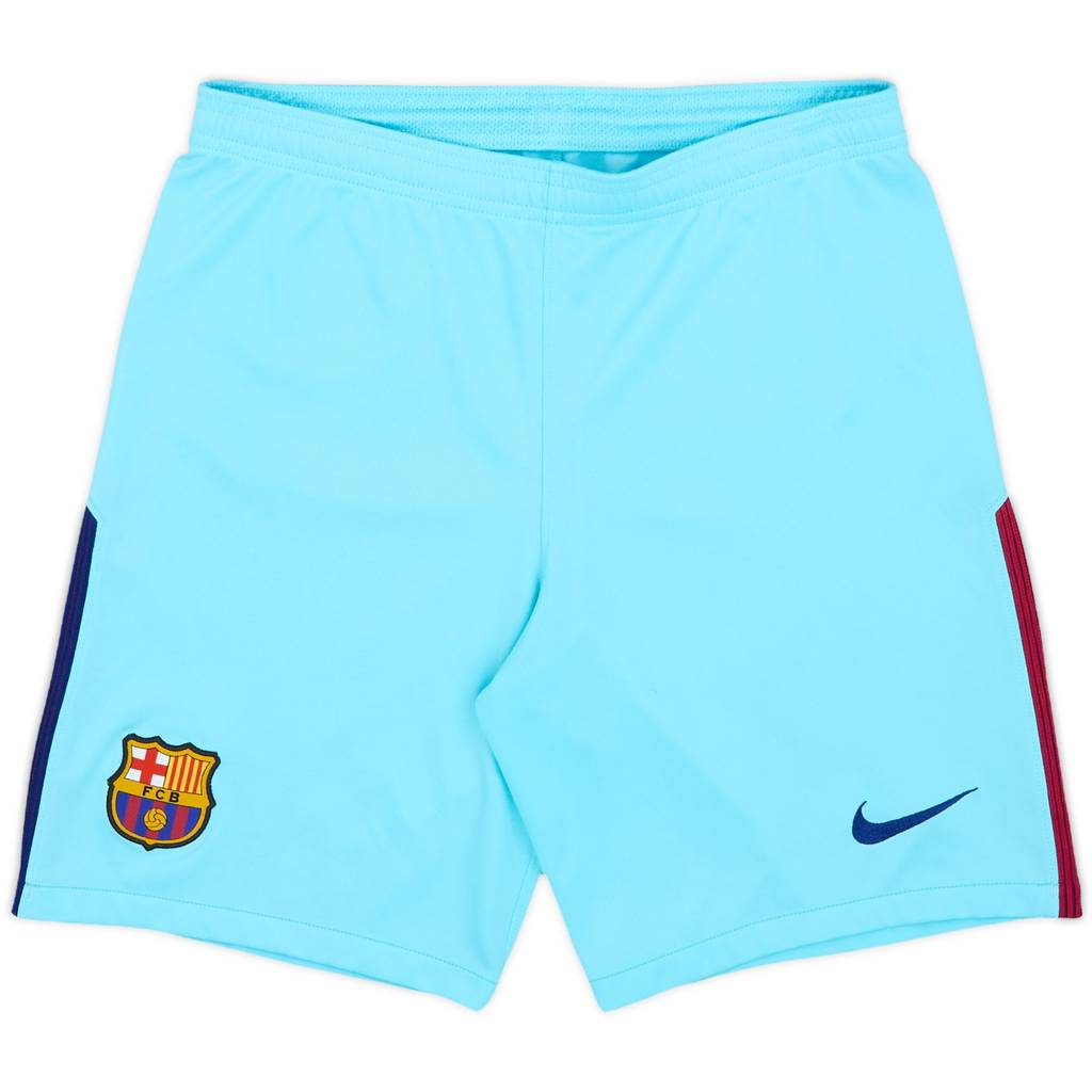 2017-18 Barcelona Away Shorts - 9/10 - (S)