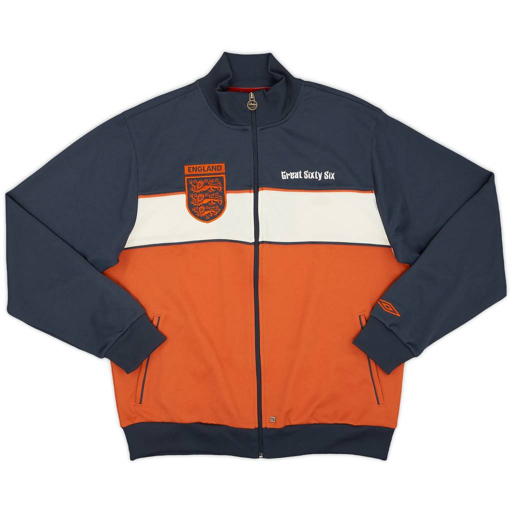 2008-09 England 'Great Sixty Six' Umbro Track Jacket - 8/10 - (XL)