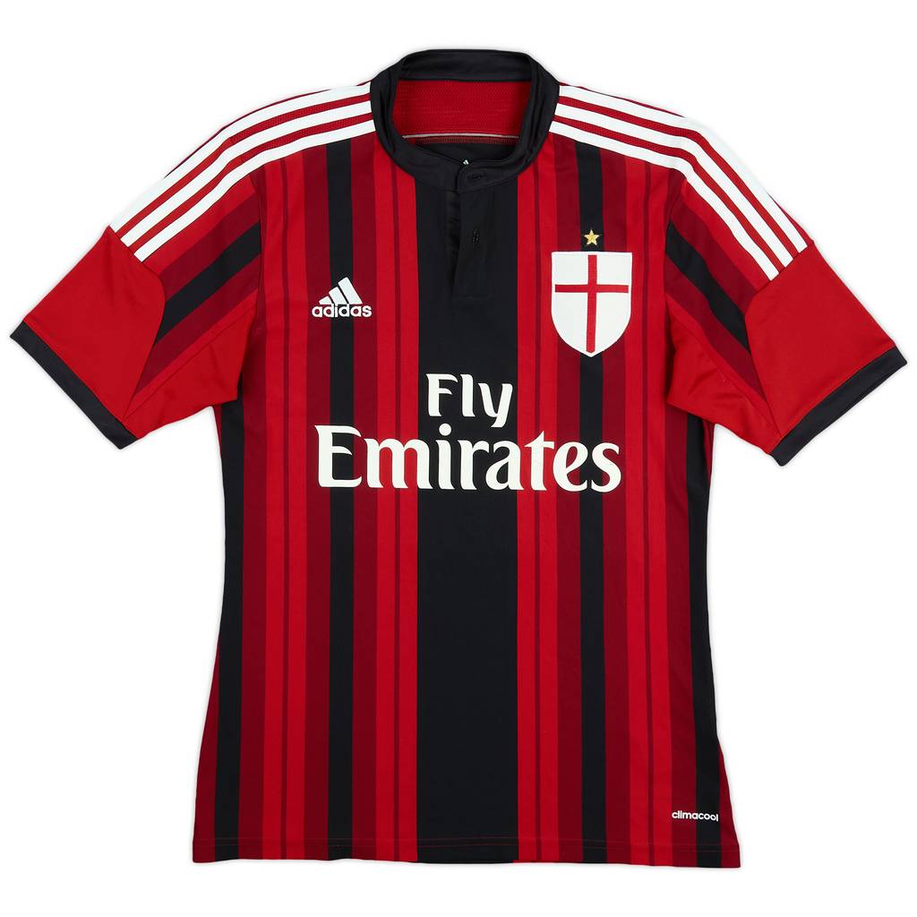 2014-15 AC Milan Home Shirt - 6/10 - (S)