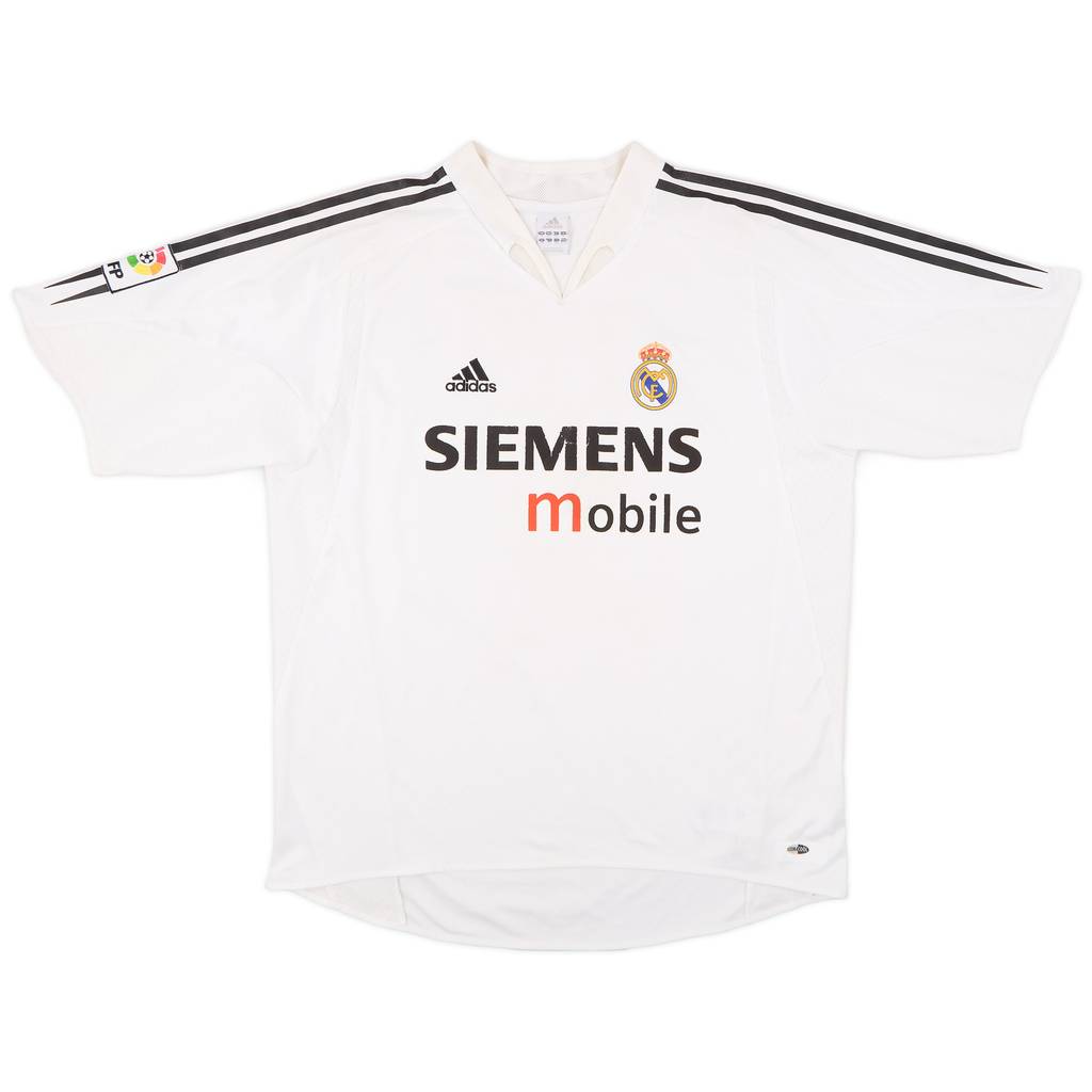 2004-05 Real Madrid Home Shirt - 5/10 - (XL)